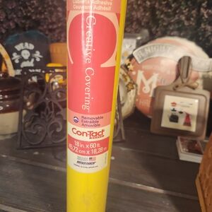 Yellow Creative Contact Paper Wallpaper 18 In X 60 Ft